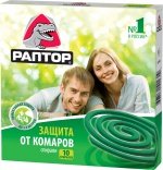 Спираль РАПТОР от комаров без запаха 10шт.
