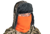 Шарф 3 в 1 / флис / оранжевый