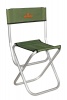 Стул Tourist ALU MAX,  46 х 35 х 45 (80) см, складной, со спинкой (алюминий) ASM-003