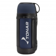 Термос HS.TM-041 1400ML (крышка-кружка с ручк, доп.пл.чашка, скл.ручки, ремень) TONAR