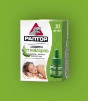 Жидкость РАПТОР от комаров ЗЕЛЕНЫЙ ЧАЙ 30 ночей