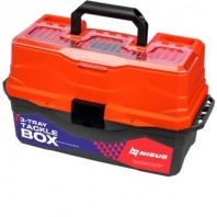 Ящик для снастей Tackle Box трехполочный NISUS оранжевый