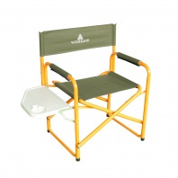Кресло Woodland Camper Alu +, кемпинговое, со столиком, 80 x 60 x 46 см (алюминий)