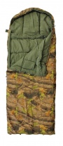 Спальный мешок Woodland BERLOGA 400 R  (шерсть+холофайбер) камуфляж