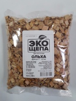 ЭКОщепа для копчения "Ольха" 200гр. 7-12мм