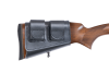 Патронташ на приклад с чехлом под зап.магазин 3-5п кал.22WMR,22LR / кожа / черный