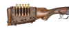 * Патронташ на приклад LODEN 5п (223Remington) / кожа