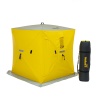Палатка зимняя  Куб УТЕПЛЕННАЯ 1,5х1,5 yellow/grey Helios