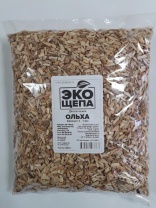 ЭКОщепа для копчения "Ольха" 400гр. 3-7мм