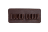 Подсумок поясной открытый 10п (223 Remington) / кожа / коричневый