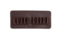 Подсумок поясной открытый 10п (223 Remington) / кожа / коричневый