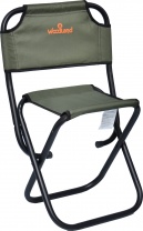 Стул Woodland Camp Stool складной, со спинкой, 40 x 30 х 40 (70) см (сталь)