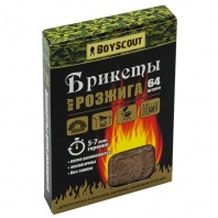 Брикеты BOYSCOUT для розжига (2 пл.*32шт)