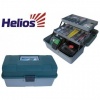 Ящик рыболова двухполочный зеленый HELIOS (Тонар)