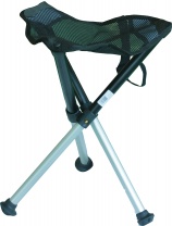 Стул Woodland Tripod Mini, складной, 45 х 35 см (алюминий) черный