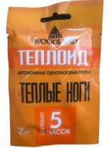 Грелка одноразовая для ног Woodland 5 ч (2 шт)
