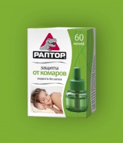 Жидкость РАПТОР от комаров 60 ночей